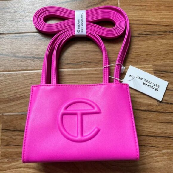 🆕Telfar Small Size Shopping Bag-Pink